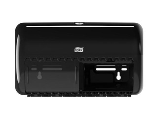 Regular toilet paper holder Tork T4, plastic, black