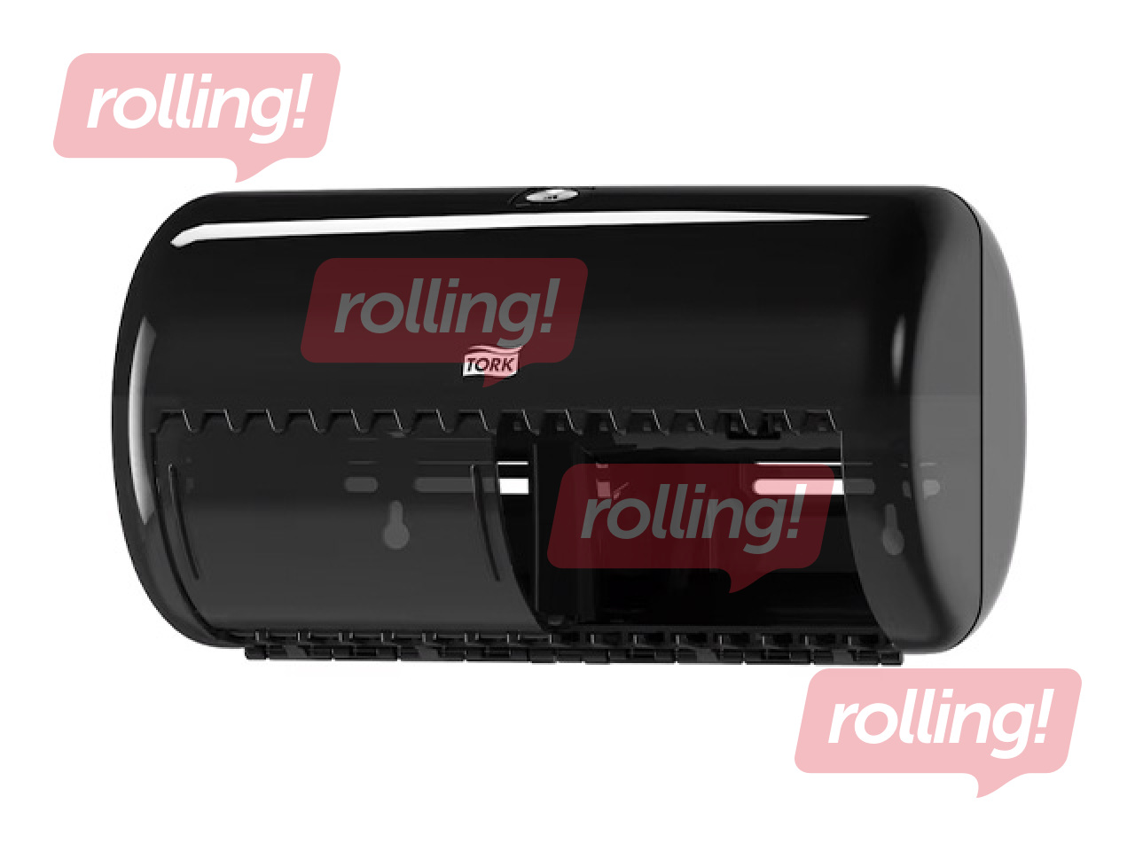 Regular toilet paper holder Tork T4, plastic, black