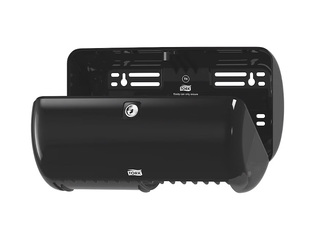 Regular toilet paper holder Tork T4, plastic, black