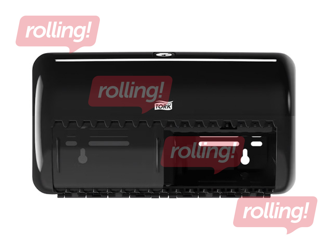 Regular toilet paper holder Tork T4, plastic, black