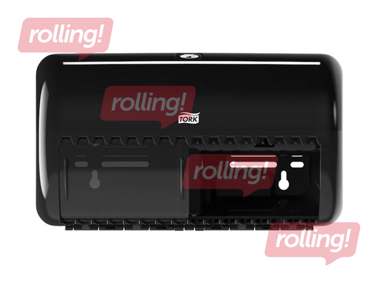 Tavaline tualettpaberihoidja Tork T4, plastik, must