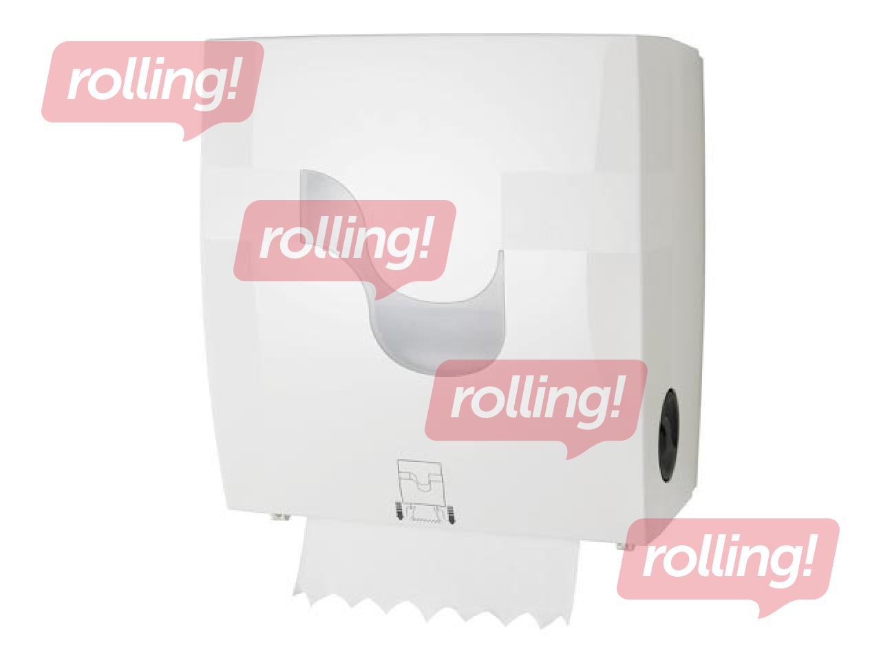 Paberrätikuhoidja Celtex Formatic System, valge