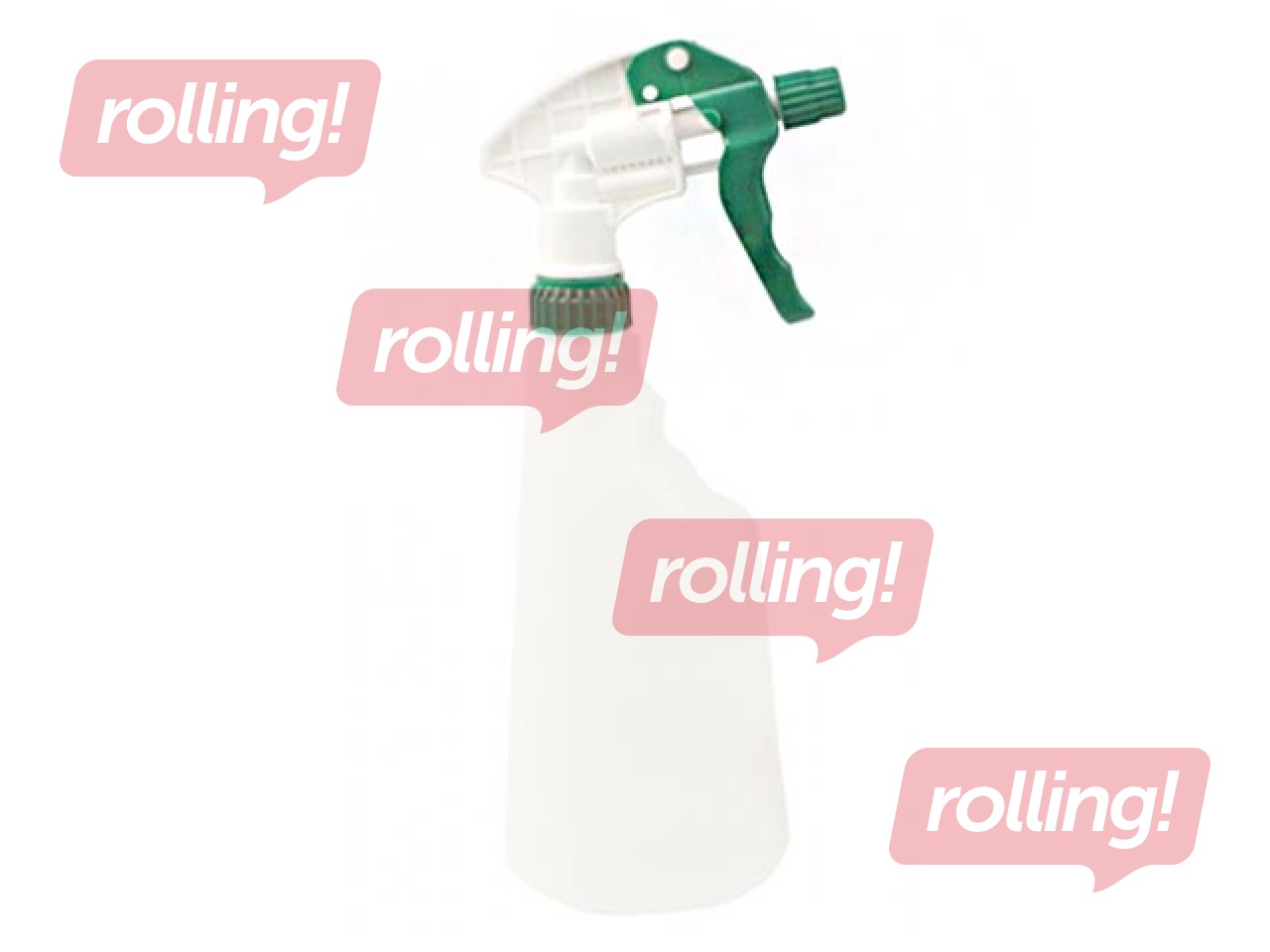 Бутылка с распылителем HygienTeknik BASIC 600 мл, зелёная