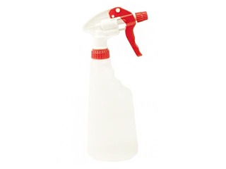 Spray bottle HygienTeknik BASIC, red, 600ml