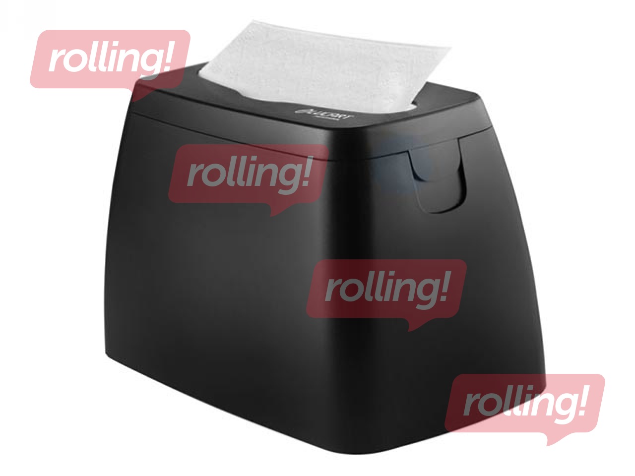 Dosaator salvrätikute jaoks Lucart L-ONE S-Table, plastik, must