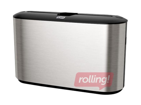 Papīra dvieļu loksnēs turētājs Tork Xpress Countertop Multifold H2, liekams uz galda, metāla
