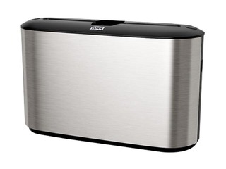 Papīra dvieļu loksnēs turētājs Tork Xpress Countertop Multifold H2, liekams uz galda, metāla