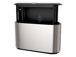 Papīra dvieļu loksnēs turētājs Tork Xpress Countertop Multifold H2, liekams uz galda, metāla