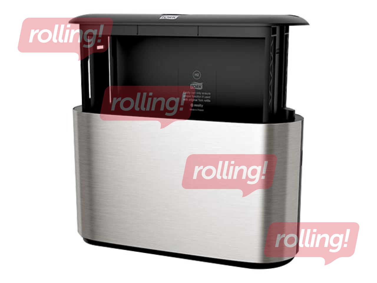 Papīra dvieļu loksnēs turētājs Tork Xpress Countertop Multifold H2, liekams uz galda, metāla