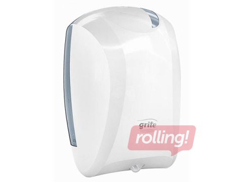 Papīra dvieļu ruļļos turētājs Grite Maxi 935W, balts
