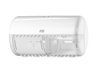 Tavaline tualettpaberihoidja Tork T4, plastik, valge