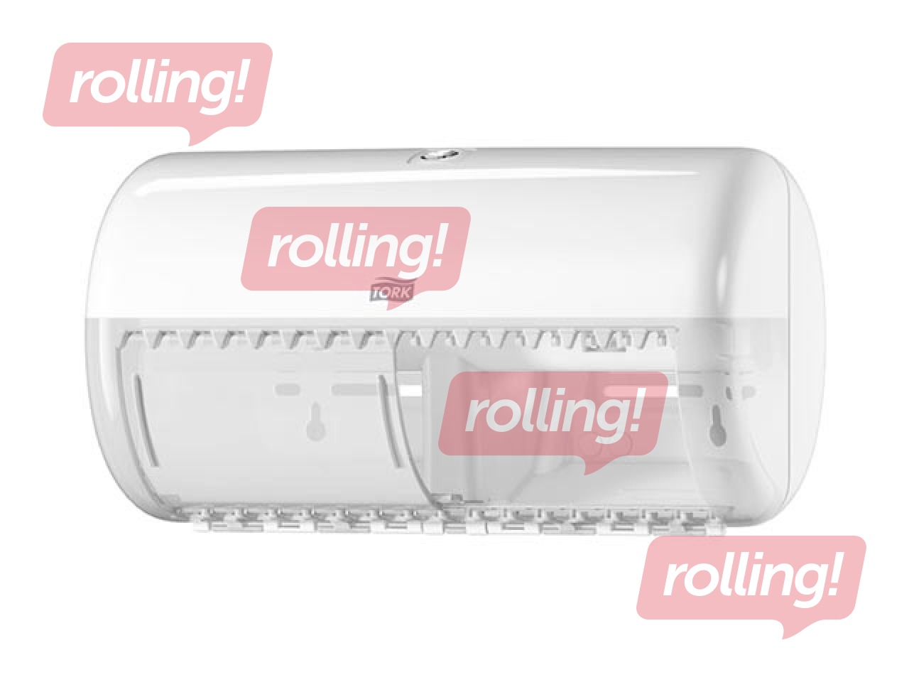 Tavaline tualettpaberihoidja Tork T4, plastik, valge