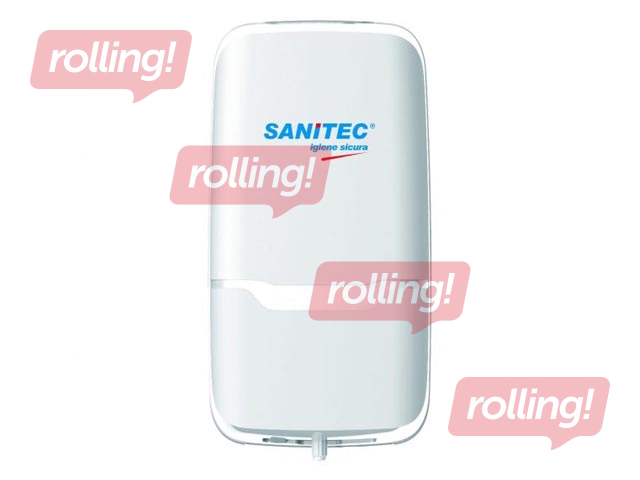 Automatic holder for liquid soap/disinfectants Sanitec, white, 1l