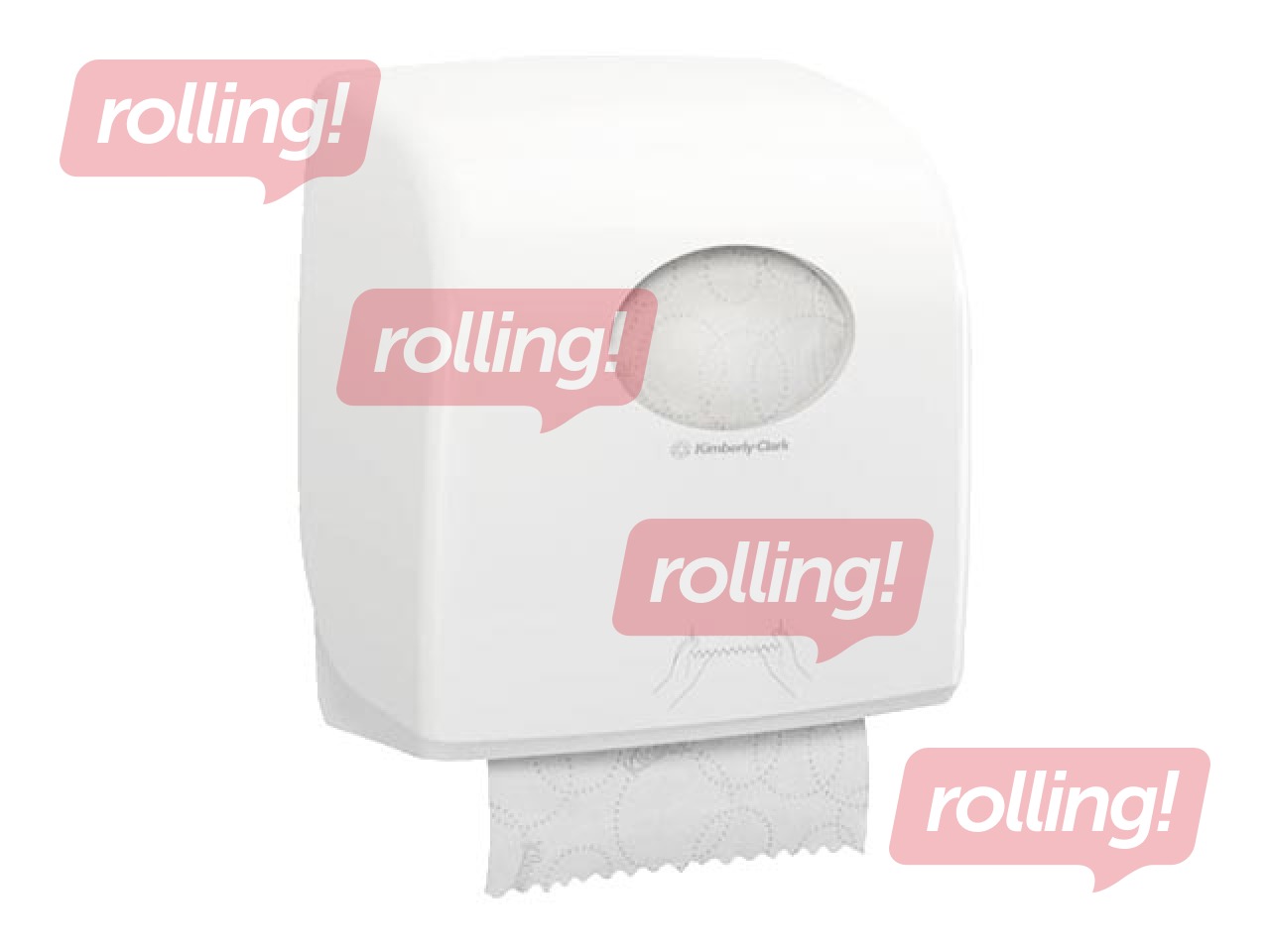 Kätepaberite dosaator Aquarius, plastik, valge