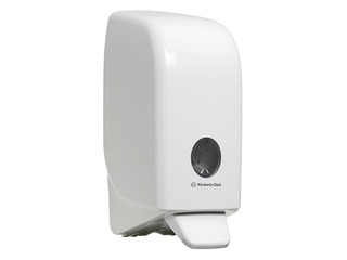 Liquid soap dispenser Aquarius, plastic, white, 1L