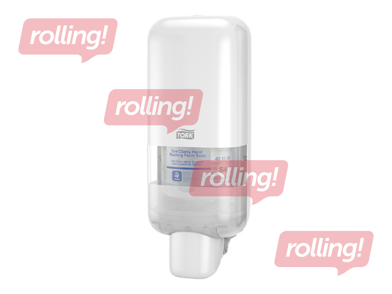 Vahuseebi dosaator Tork S4, plastik, valge