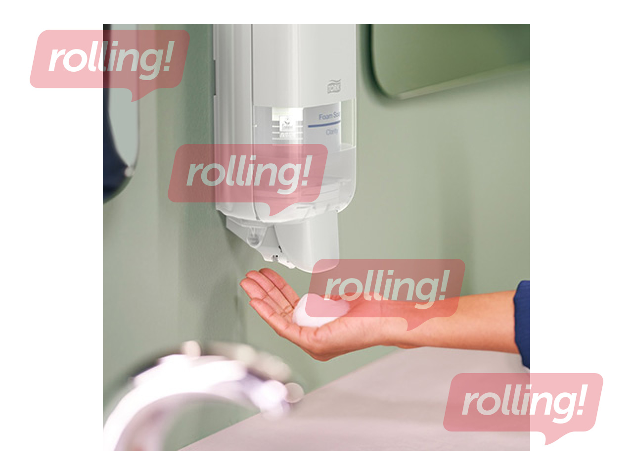 Vahuseebi dosaator Tork S4, plastik, valge