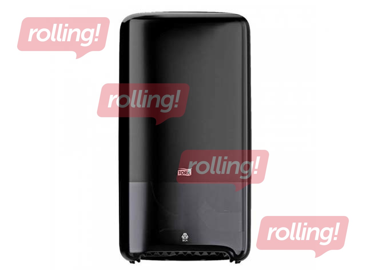 Держатель туалетной бумаги Tork Twin T6, пластик, черный