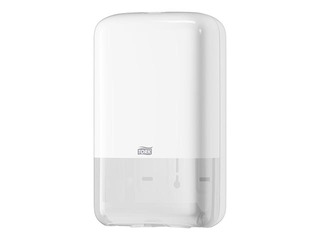 Folded toilet paper holder Tork T3, plastic, white
