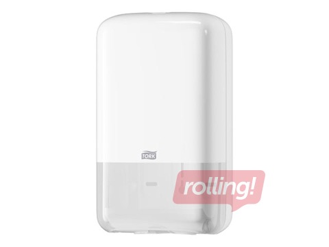 Volditud tualettpaberi hoidik Tork T3, plastik, valge