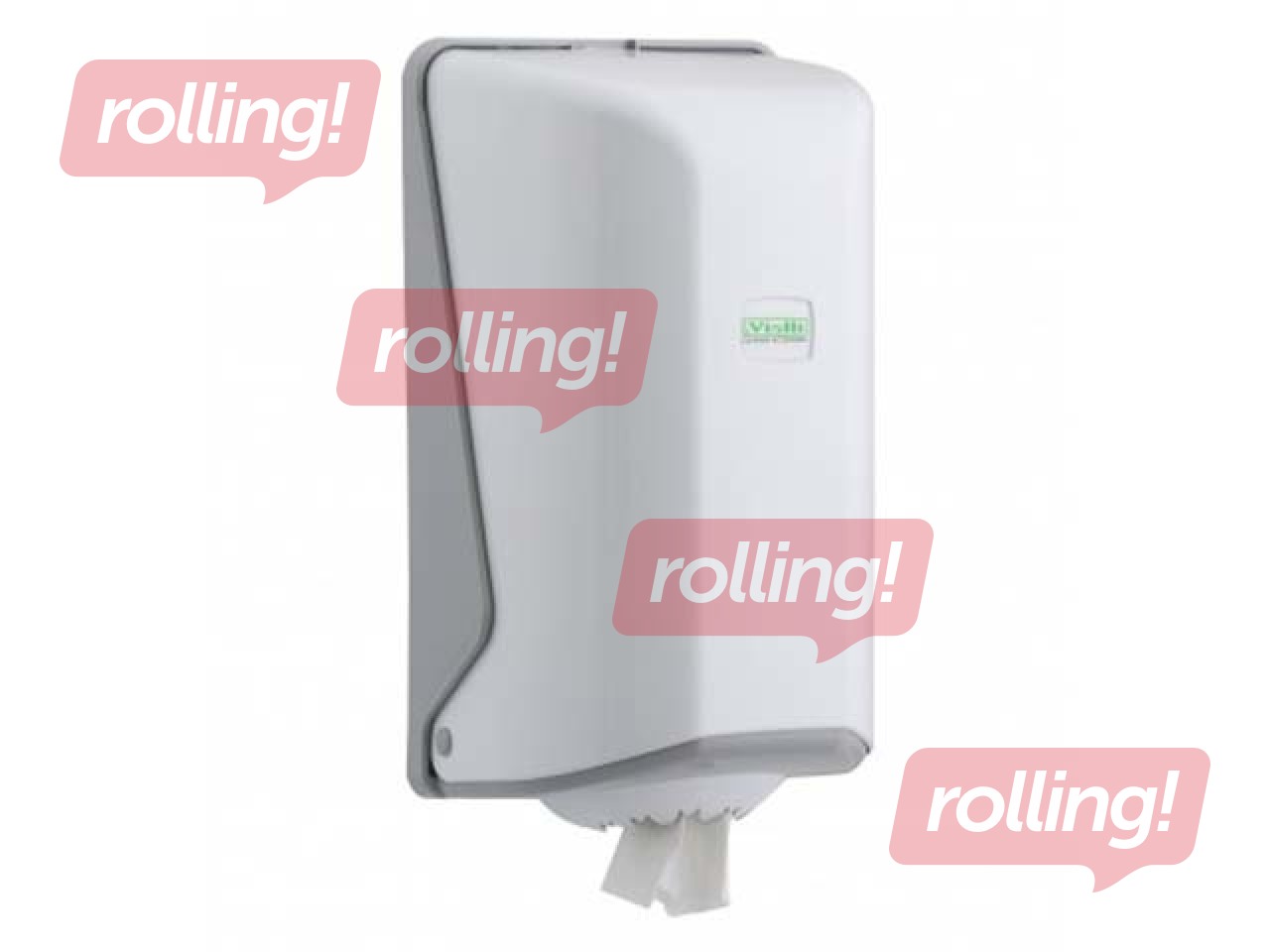 Paberrätiku hoidik Vialli, Centerfeed, M2, valge