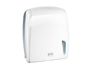 Paper towel holder Grite Z-fold, H2, for narrow napkins, white