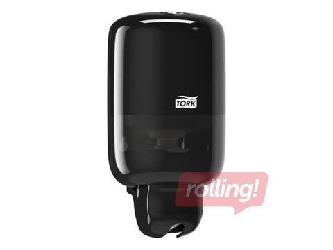 Šķidro ziepju turētājs Tork Mini S2, plastikāta, melns, 475ml