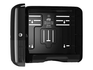 Kätepaberihoidik Tork Singlefold Mini H3, plastik, must