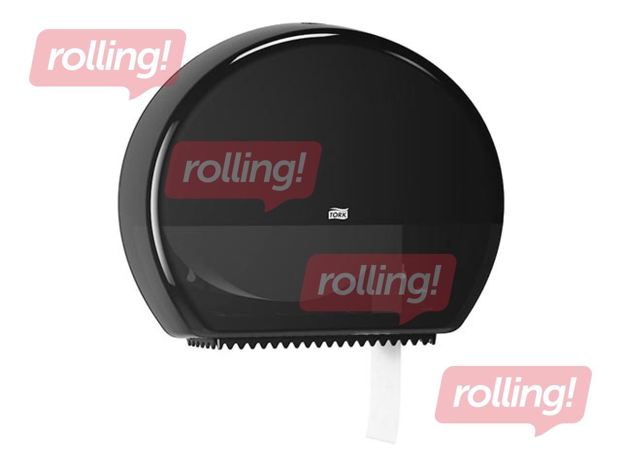 Tualetes papīra turētājs Tork Jumbo T1, plastikāta, melns