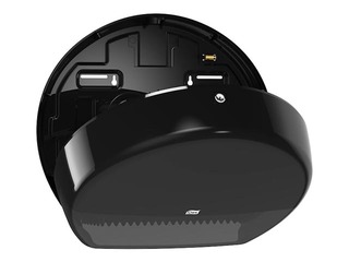 Tualetes papīra turētājs Tork Jumbo T1, plastikāta, melns