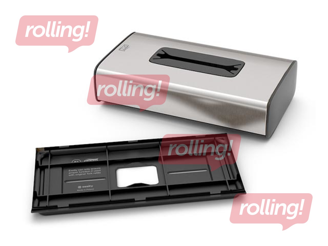 Kosmeetiliste salvrätikute hoidik Tork F1, metall/plast