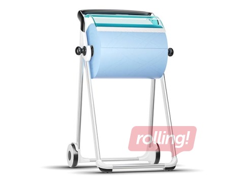 Tööstuspaberi ihoidik Tork W1, põrandaalus, valge/türkiissinine