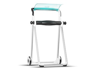 Tööstuspaberi ihoidik Tork W1, põrandaalus, valge/türkiissinine