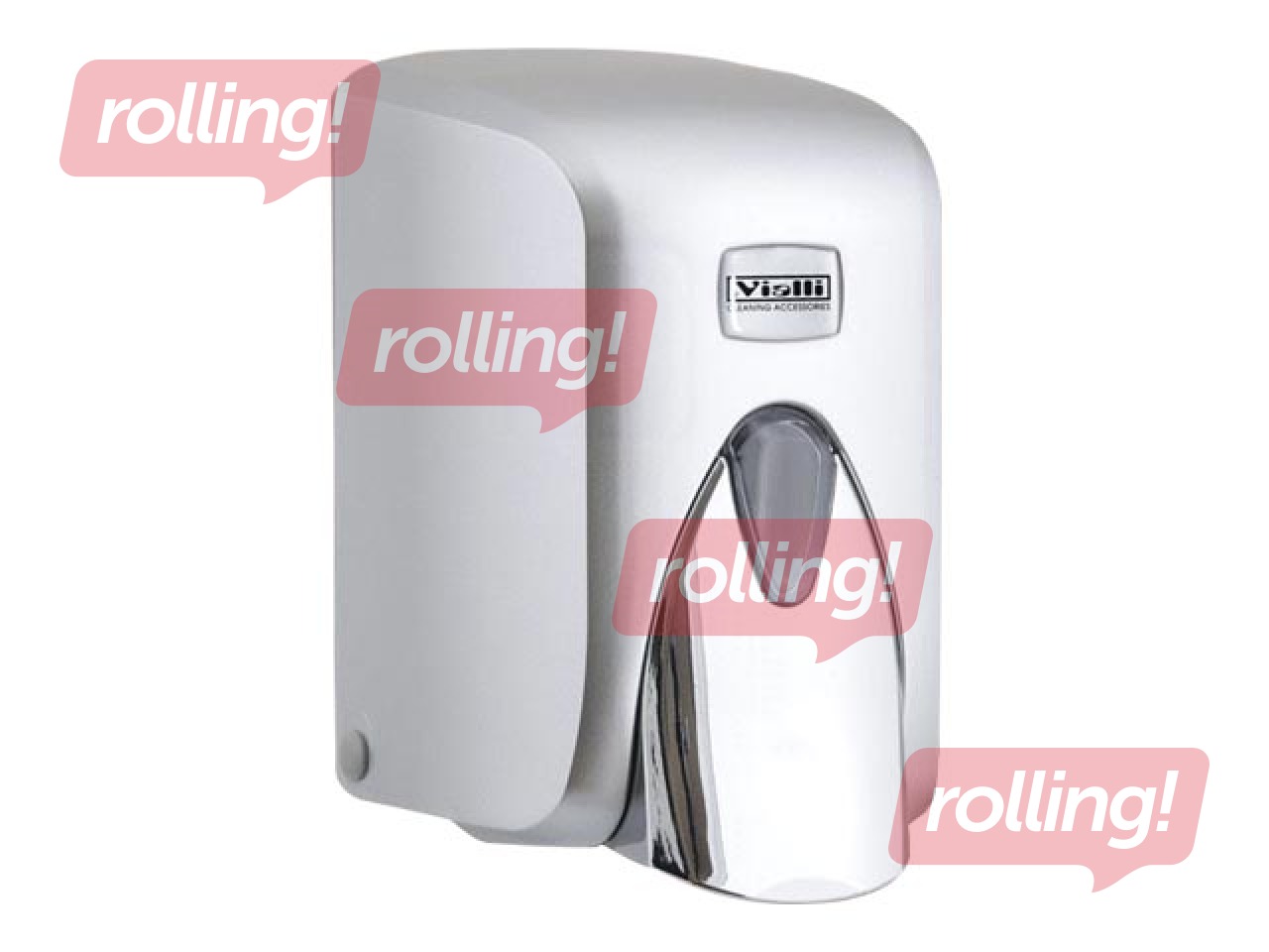 Liquid Soap dispenser Vialli S5C, silver, 0.5l