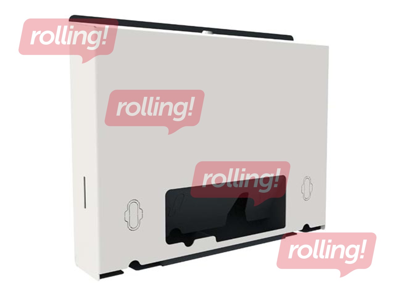 Hügieenitoodete hoidik, roostevaba teras, 48,2 x 40 x 9,8 cm, valge