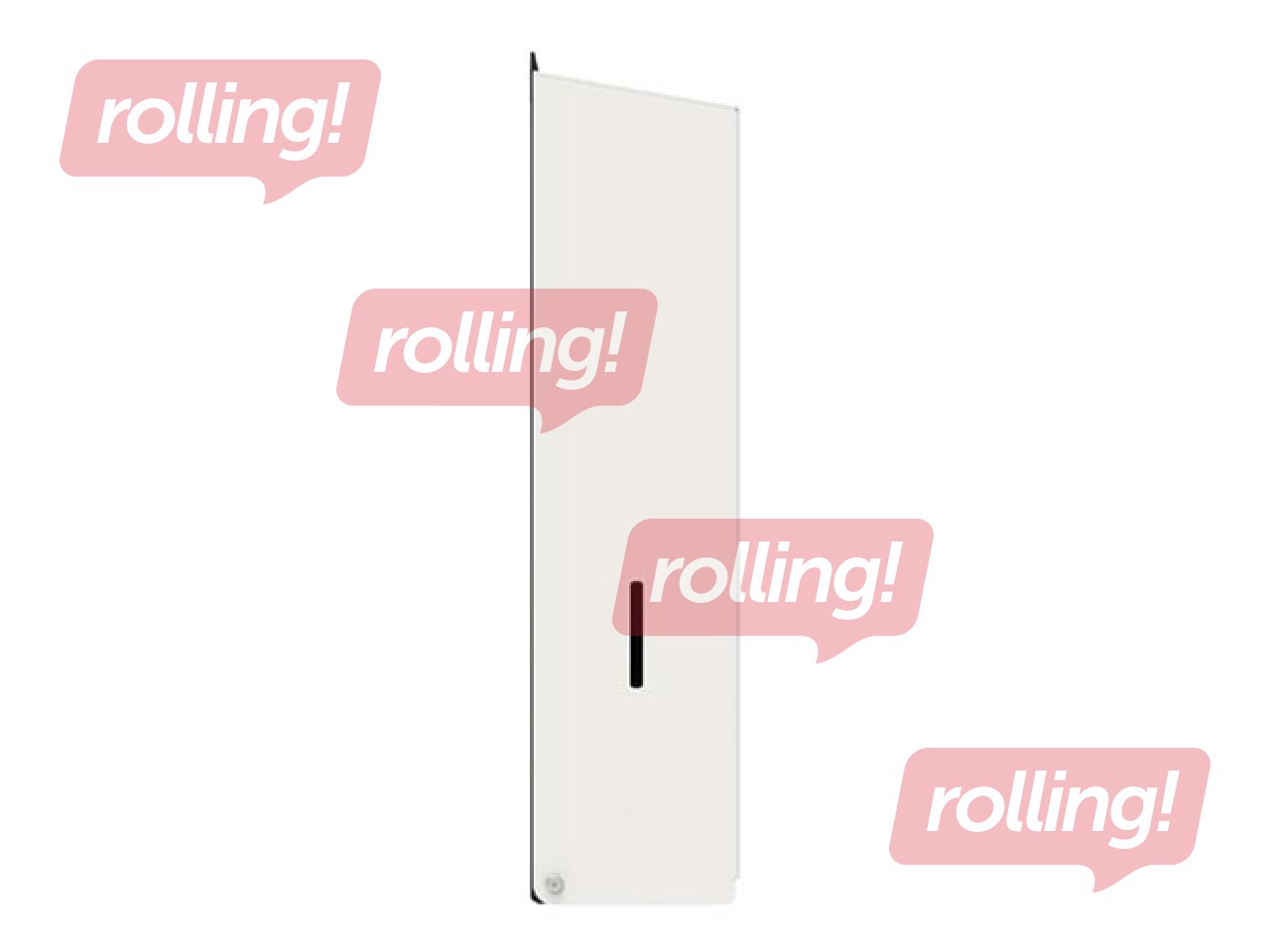 Hügieenitoodete hoidik, roostevaba teras, 48,2 x 40 x 9,8 cm, valge