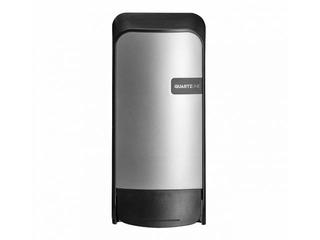 Dispenser for liquid soap QuartzLine, plastic, silver, 1l