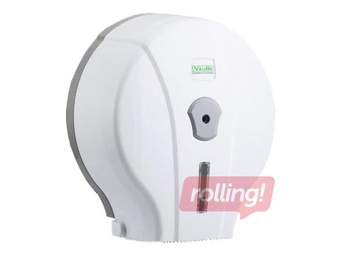 Tualetes papīra ruļļos turētājs Vialli Mini Jumbo, T2, balts