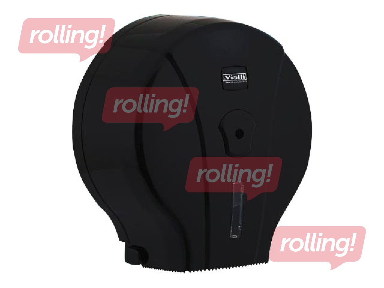 WC paberi dosaator Vialli T2, Mini Jumbo, must