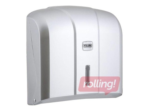 Paper towel sheet holder Vialli V-fold H2, silver