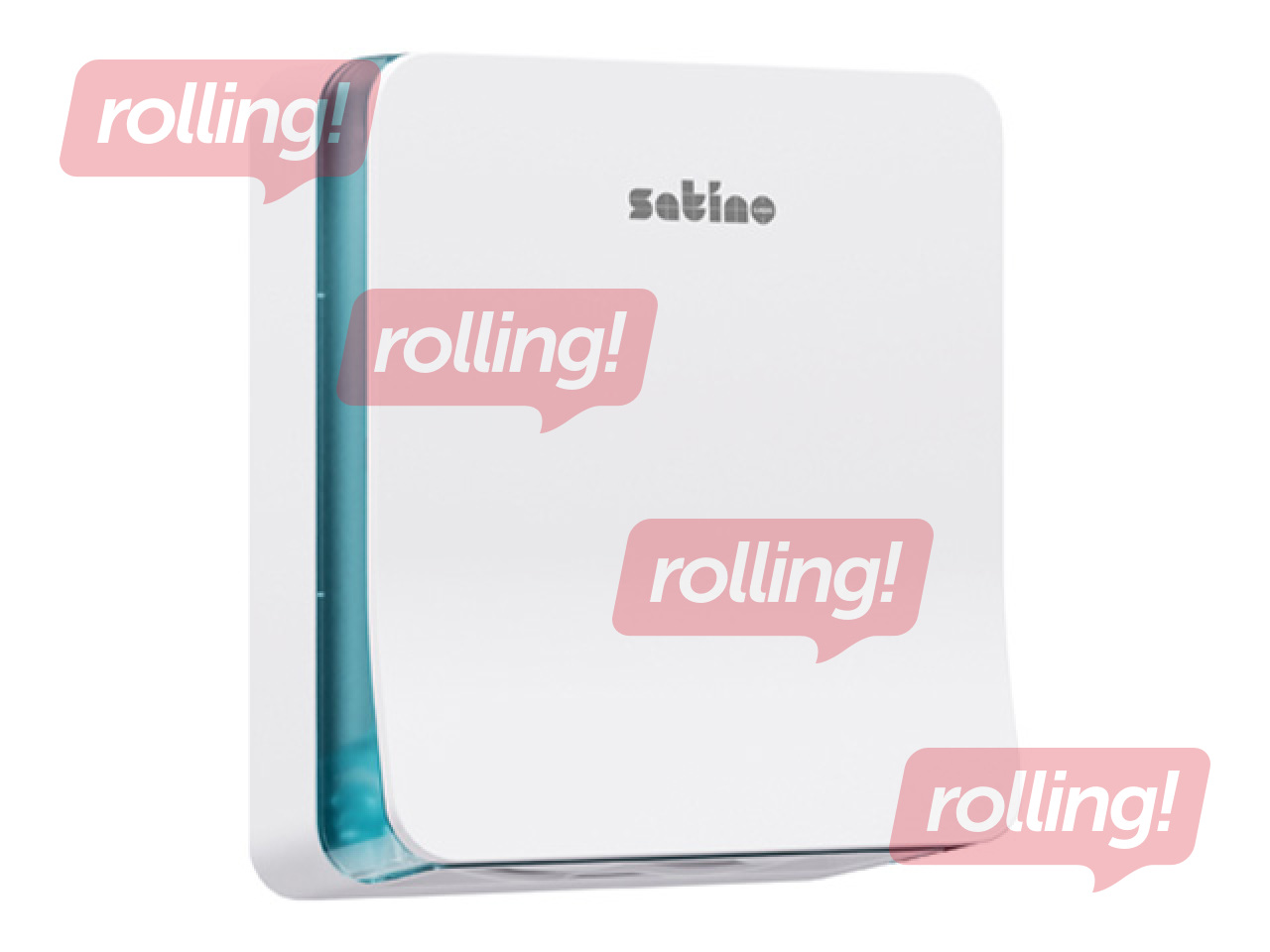 Paper towel dispenser Satino Interfold Slim Mini H2, white