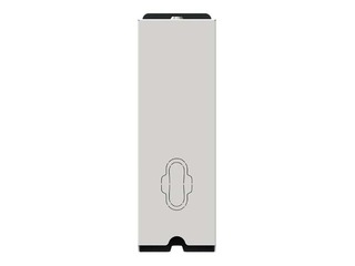 Hügieenitoodete hoidik, roostevaba teras, valge, 11,2x35x9,8cm