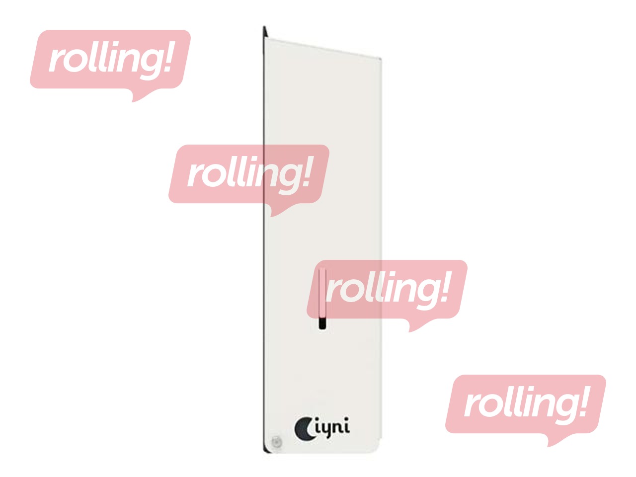 Hügieenitoodete hoidik, roostevaba teras, valge, 11,2x35x9,8cm