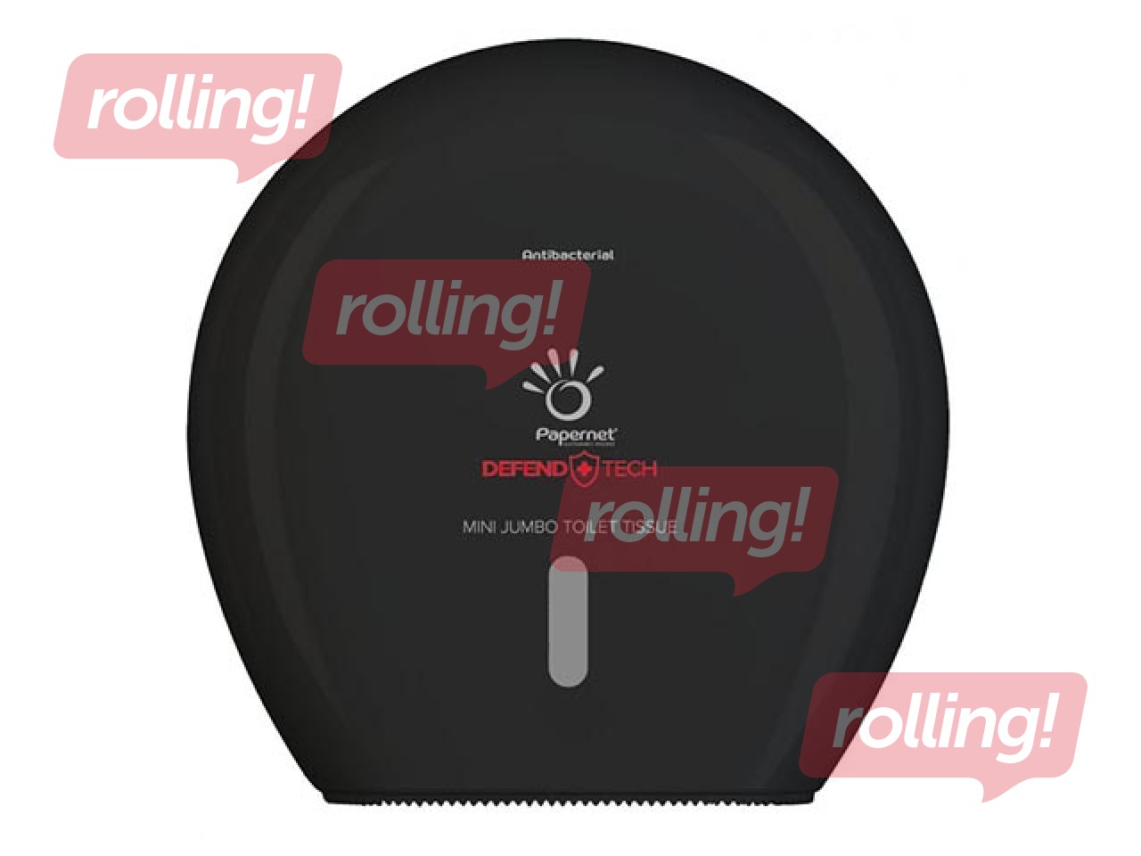 Tualettpaberi hoidik Papernet, Mini Jumbo, T2, plastik, must
