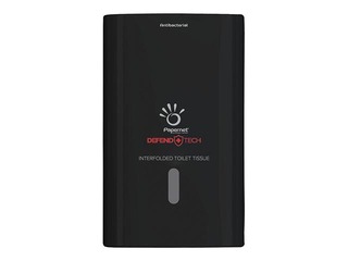 Toilet paper napkin holder Papernet, plastic, antibacterial, black