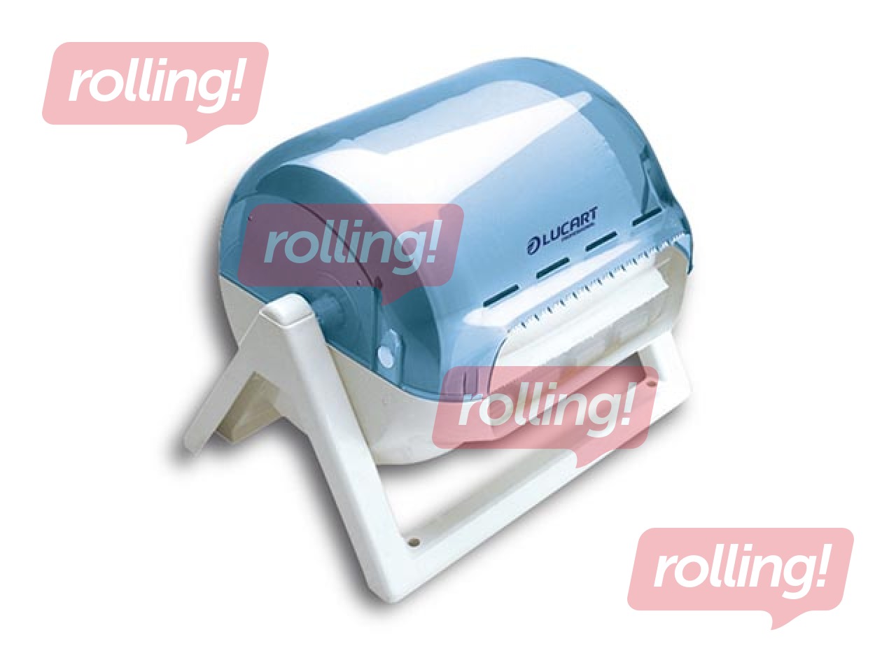 Tööstusliku paberi hoidja Lucart Professional, lauale/seinale, valge