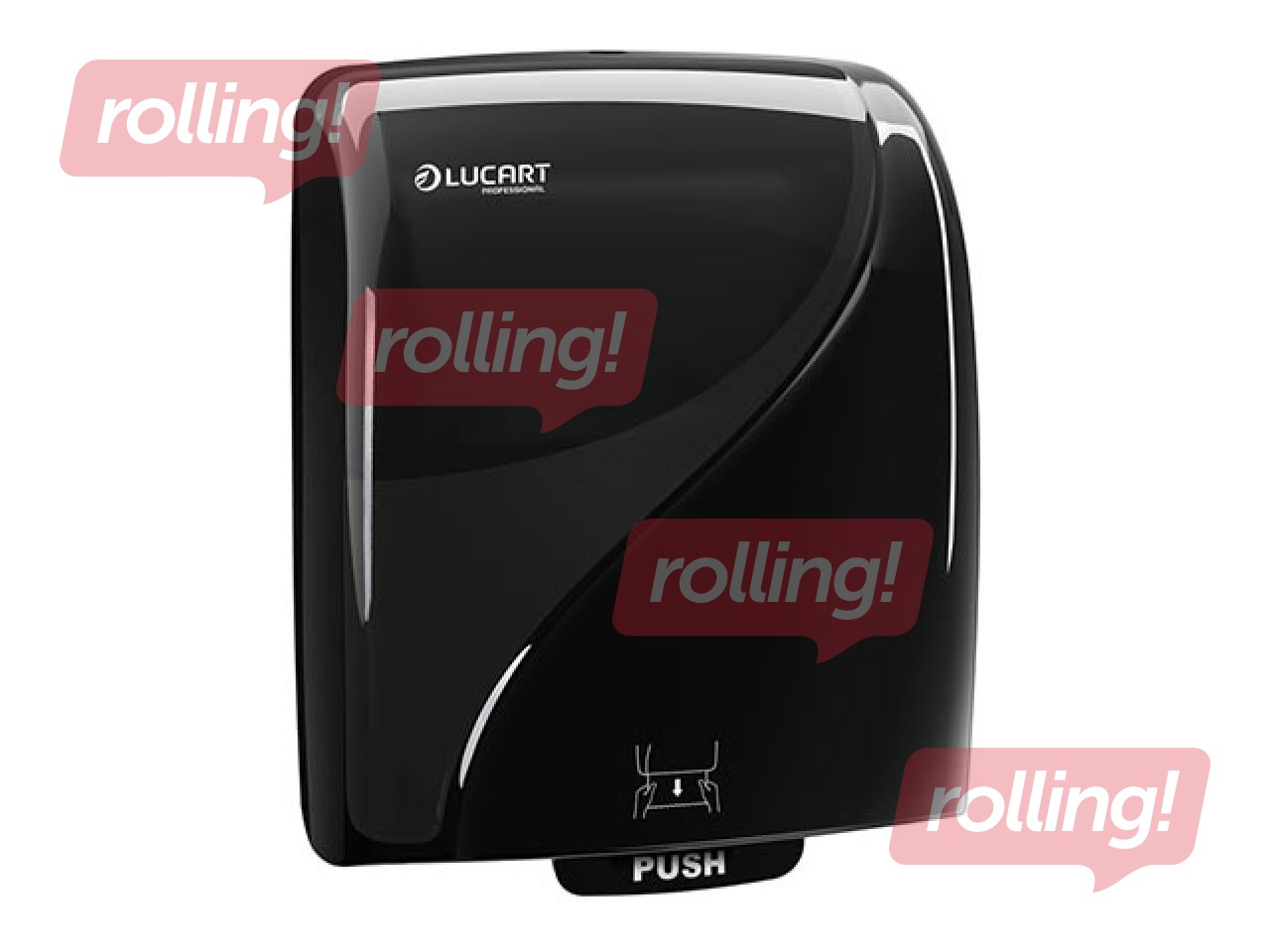 Держатель бумажных полотенец Lucart, Identity, H1, черный