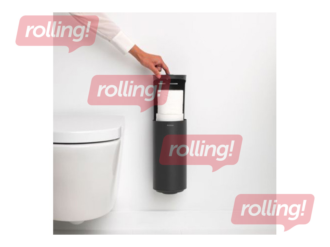 Tualettpaberi hoidik Brabantia, MindSet, tumehall