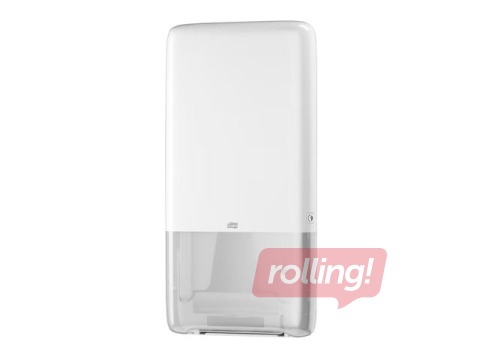 Papīra dvieļu loksnēs turētājs Tork PeakServe Continuous, H5, plastikāta, balts