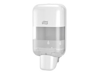 Дозатор мыла и дезинфицирующего средства Tork Mini S5, пластиковый, белый